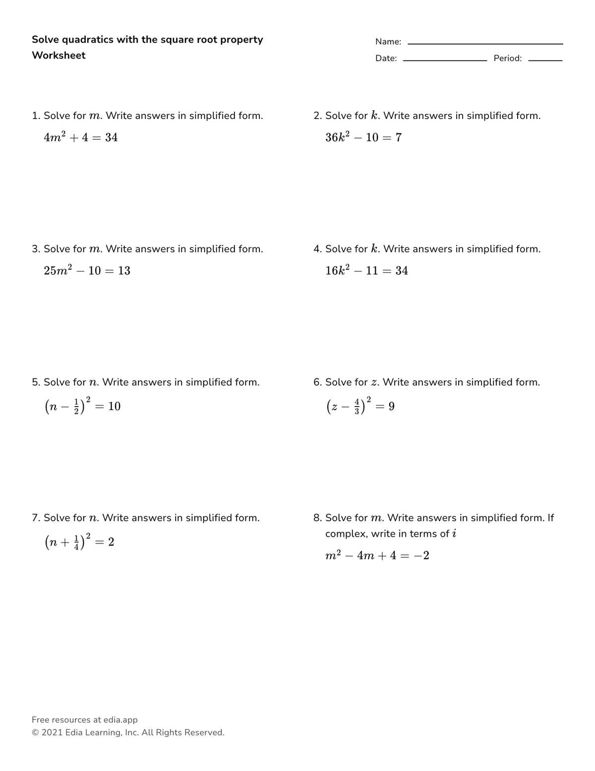 equations of circles completing the square worksheet