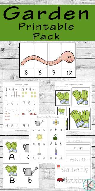 gardening worksheets