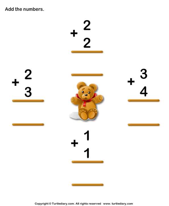addition single digit worksheets