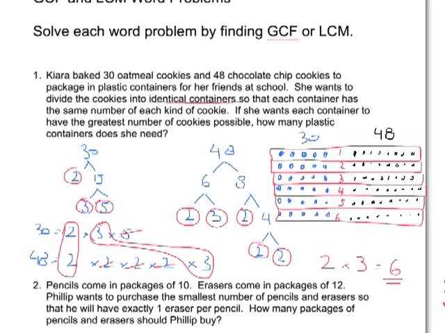 gcf lcm word problems worksheet gcf lcm word problems worksheet