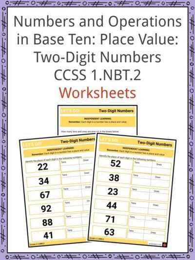 base tens and ones worksheets base tens and ones worksheets
