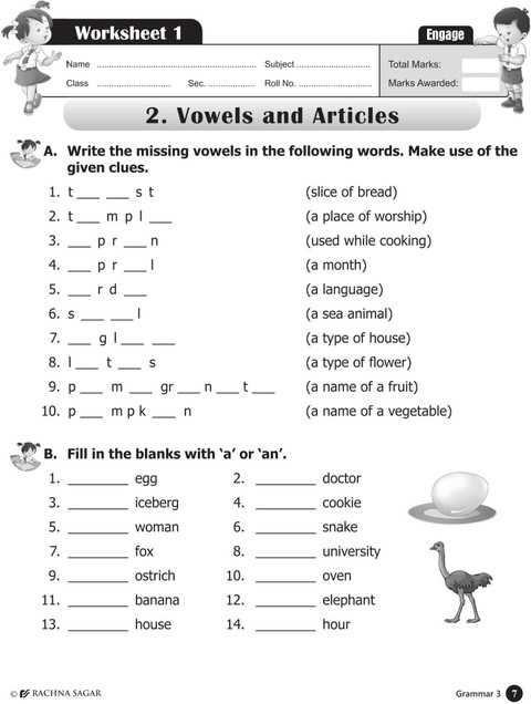 worksheets english
