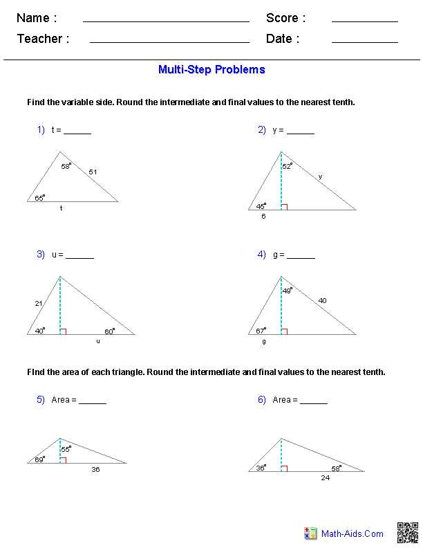 geometry worksheets grade 10