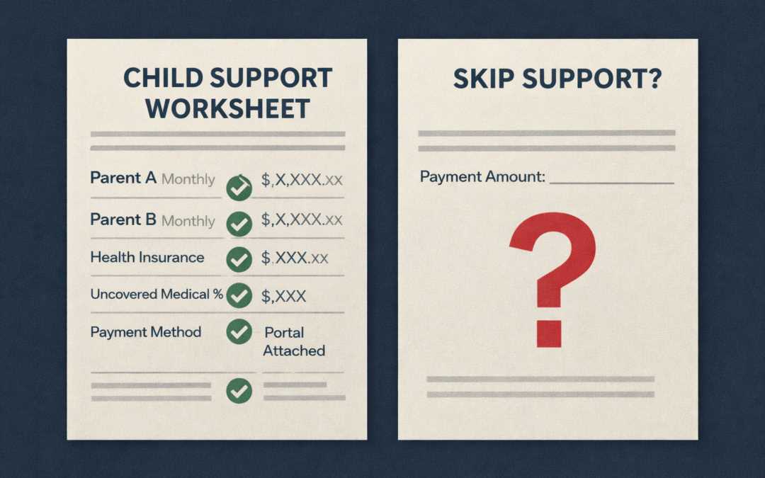 georgia child support worksheet