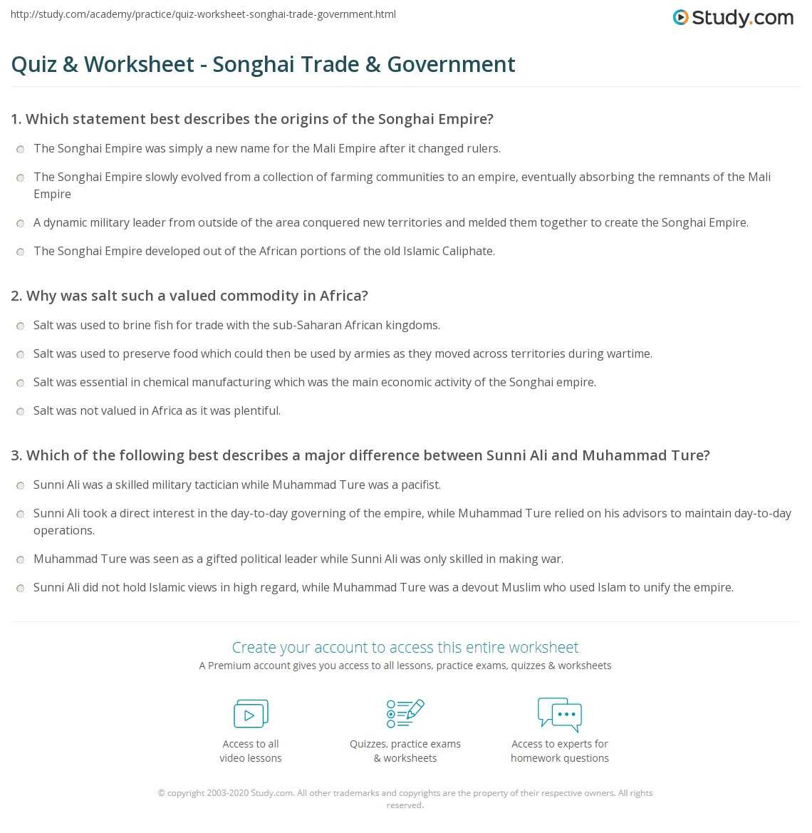african trading kingdoms worksheet african trading kingdoms worksheet