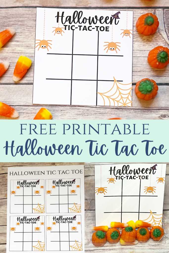 tic tac toe worksheet