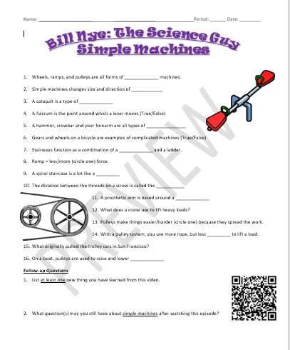 bill nye waves worksheet