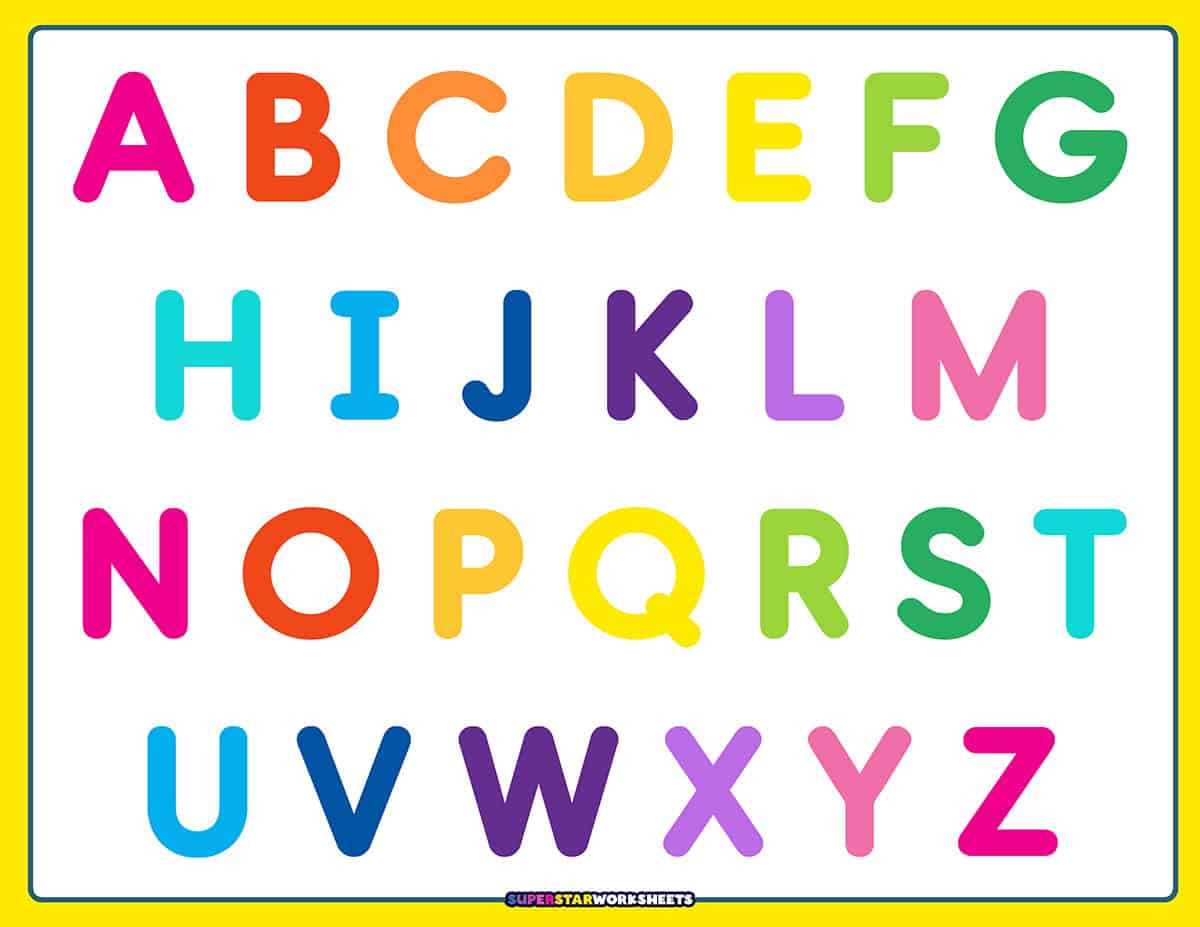 abc learning worksheets
