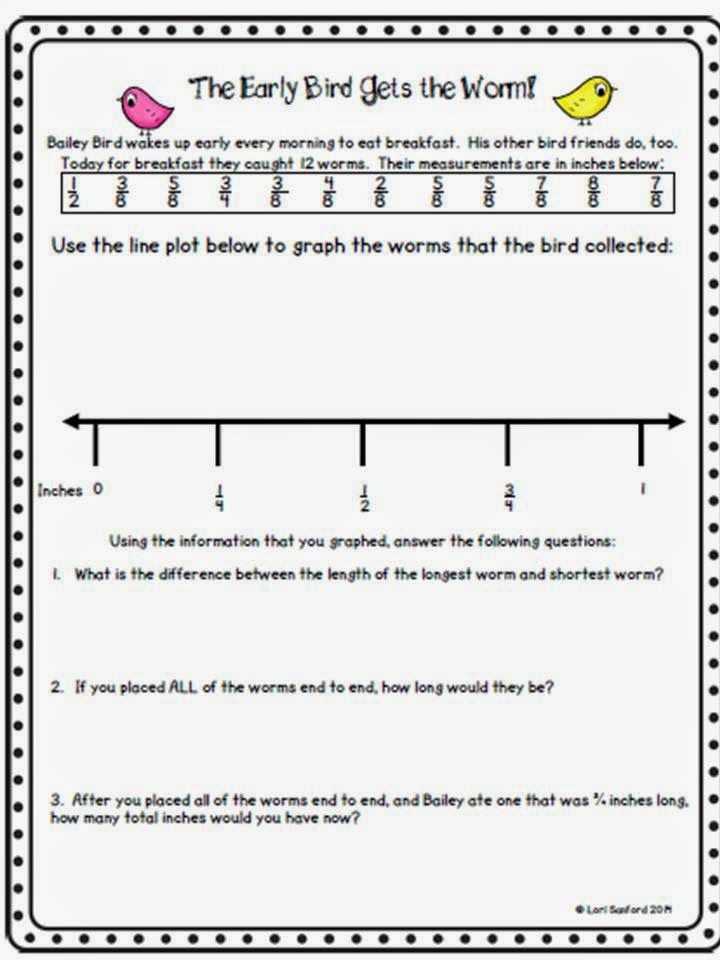 number line plot worksheet