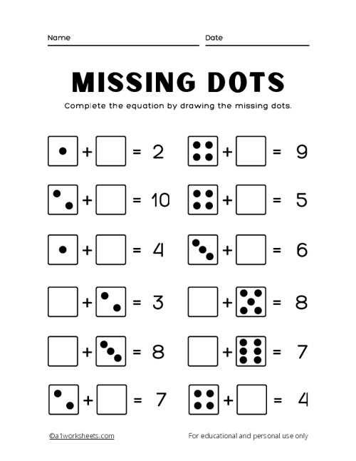 free printable math worksheets for preschoolers
