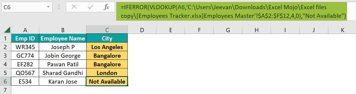 vlookup across multiple worksheets