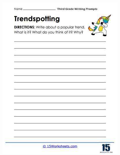 grade 3 writing worksheets