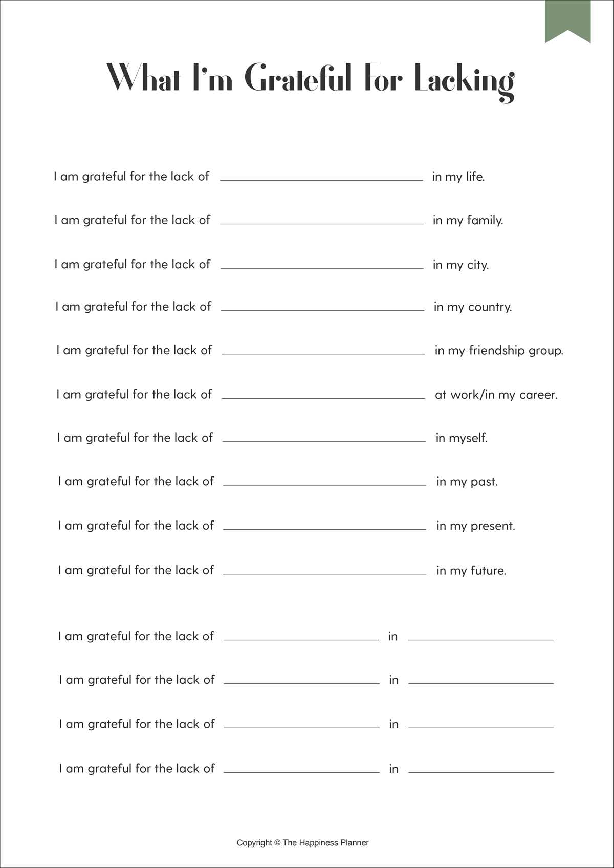 gratitude in recovery worksheets