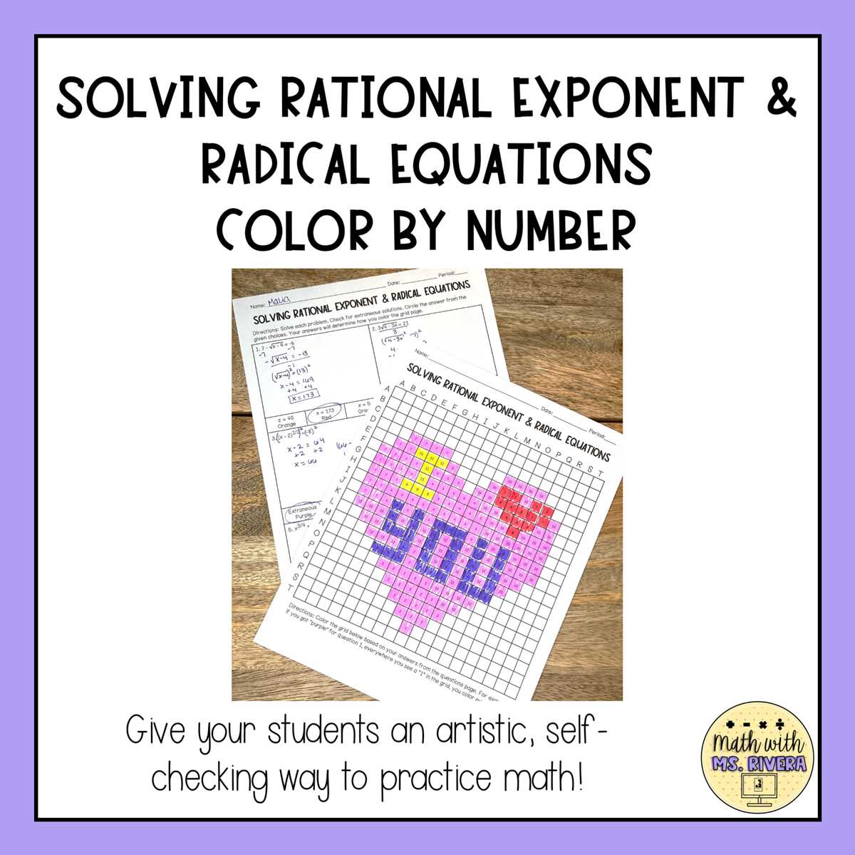 equations with rational exponents worksheet