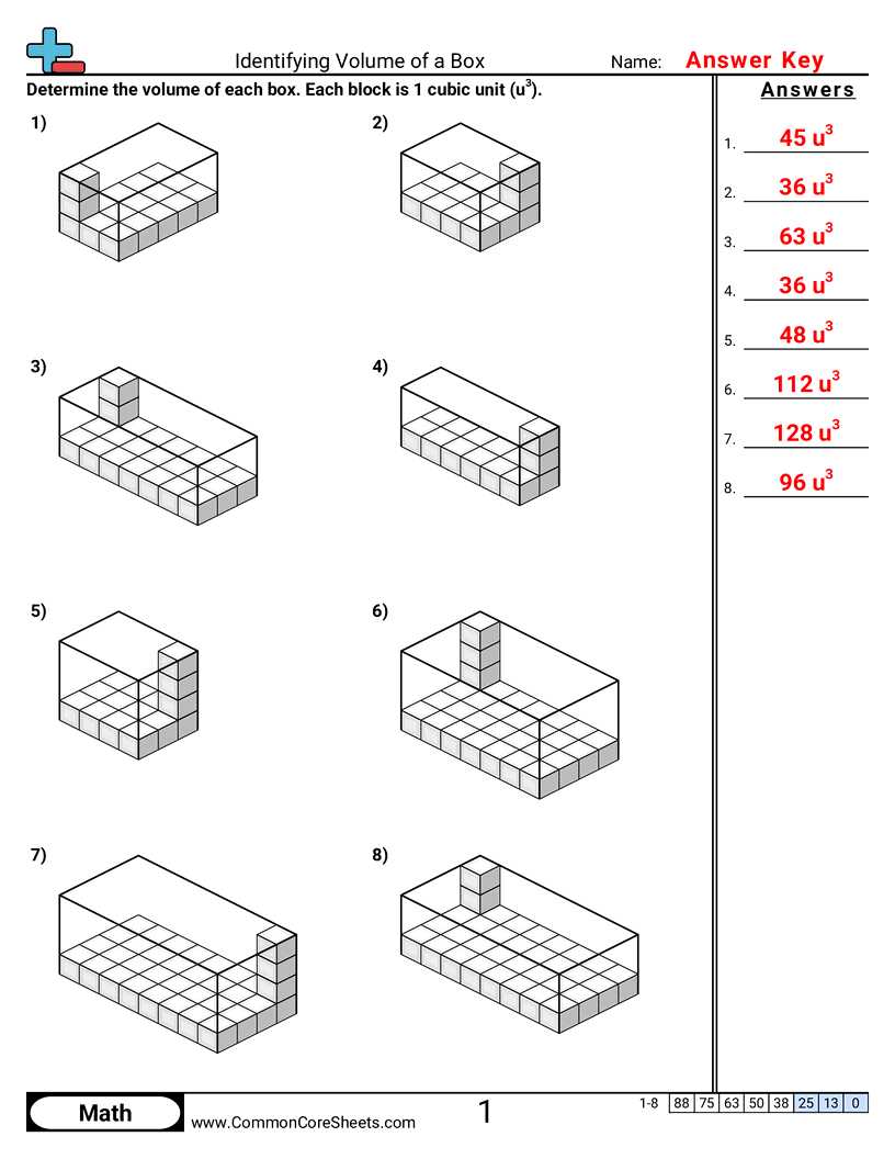 finding volume of rectangular prisms worksheet
