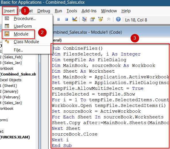 combine multiple excel files into one worksheet