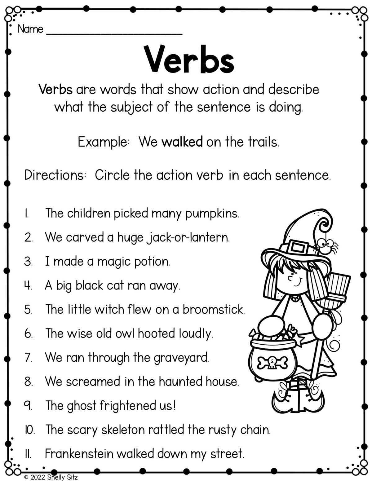 halloween ela worksheets