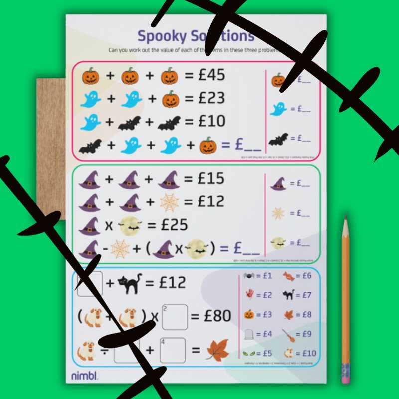 halloween themed worksheets
