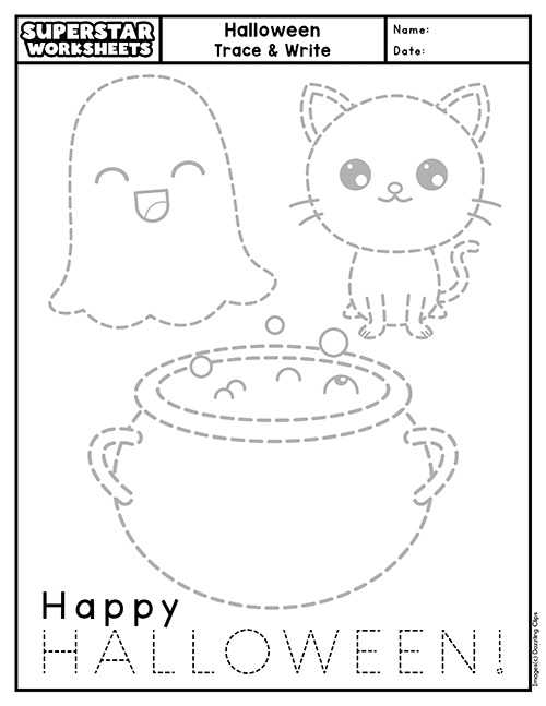 halloween worksheets preschool