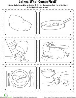 hanukkah worksheets for preschool