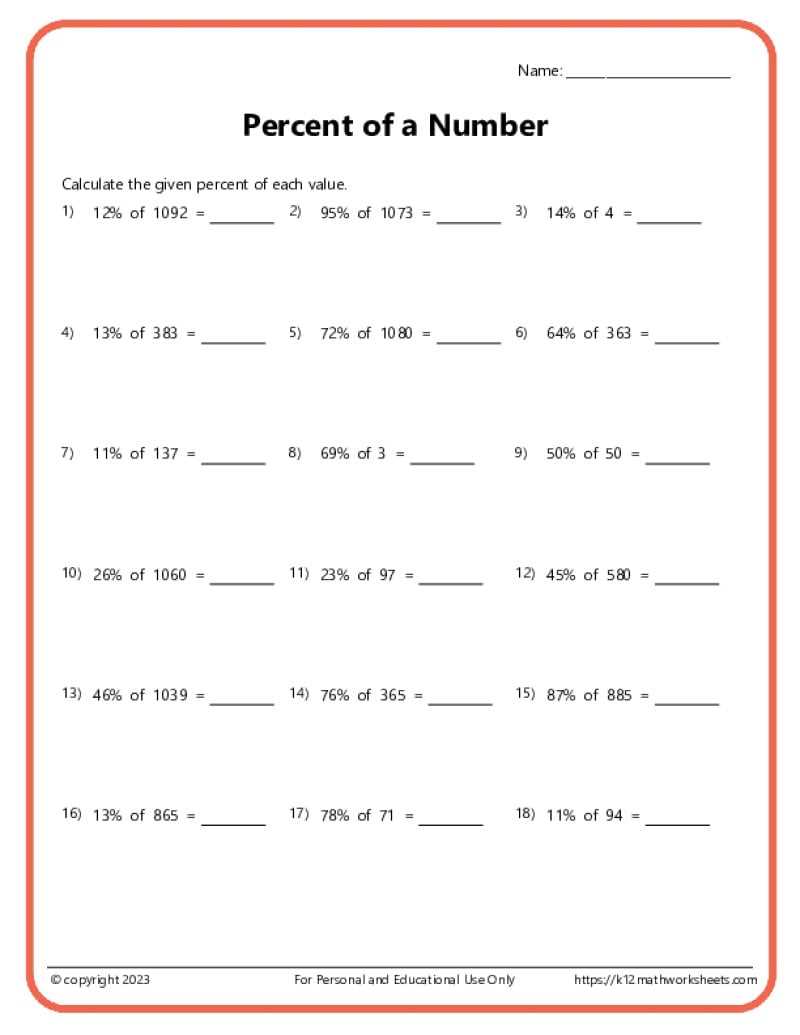 convert percentage into fraction worksheet convert percentage into fraction worksheet