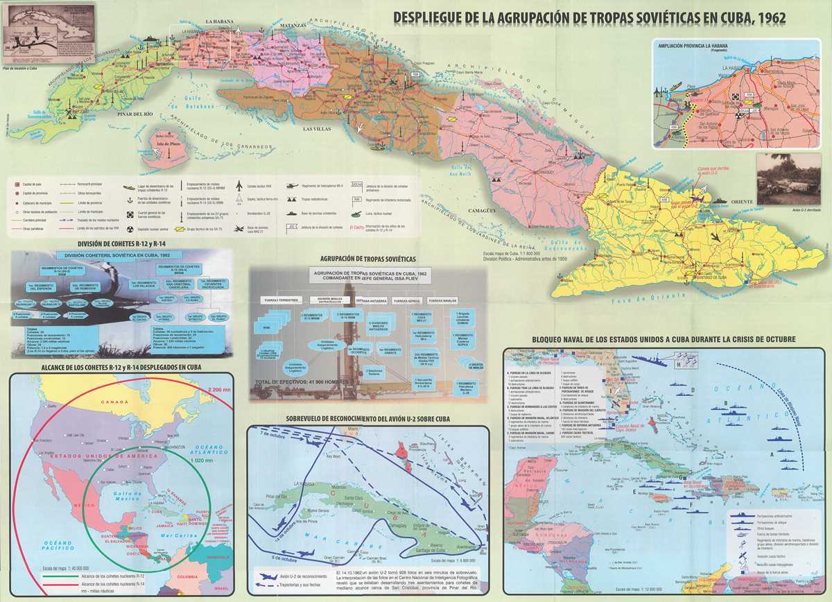 cuban missile crisis map worksheet