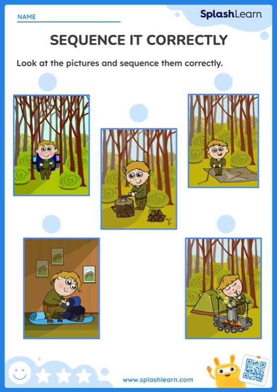 story sequencing worksheets for grade 1