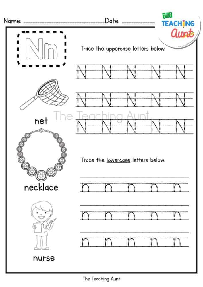 worksheets for kindergarten writing alphabet