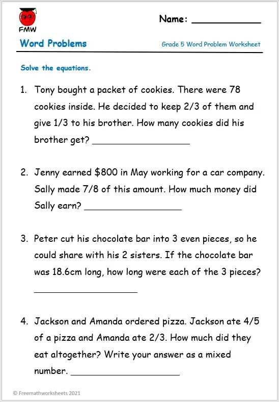 solution problems worksheet