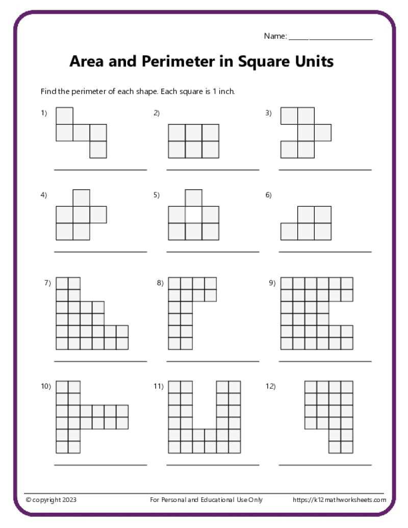 worksheet on area and perimeter worksheet on area and perimeter