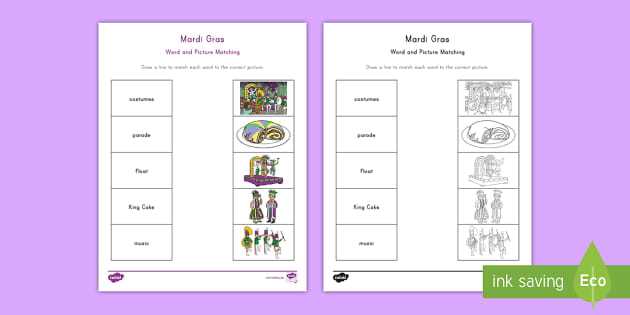 mardi gras worksheets for kids