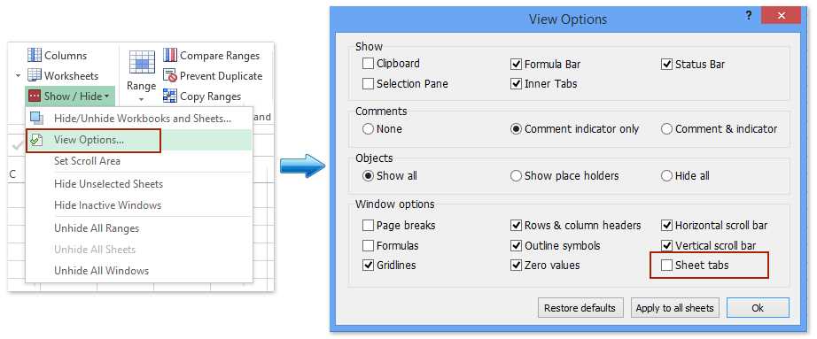 hide worksheet vba