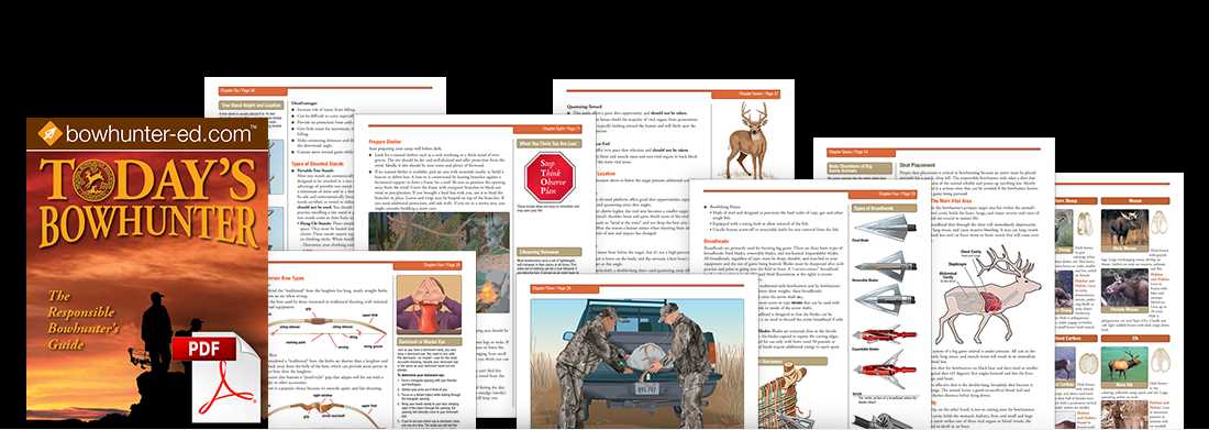 bowhunter education homework worksheet