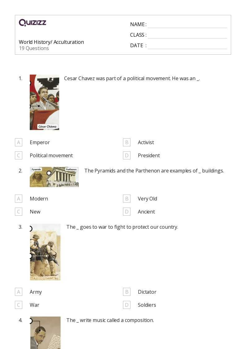 history worksheets for 3rd graders