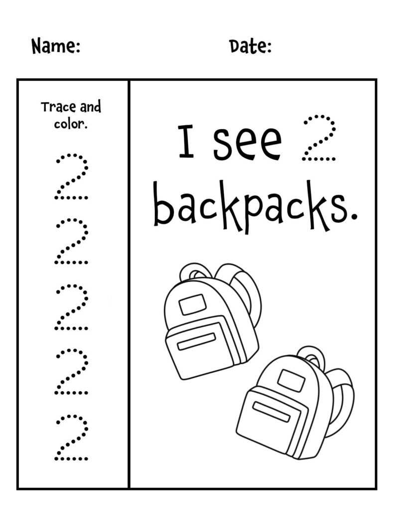 worksheets for number 2