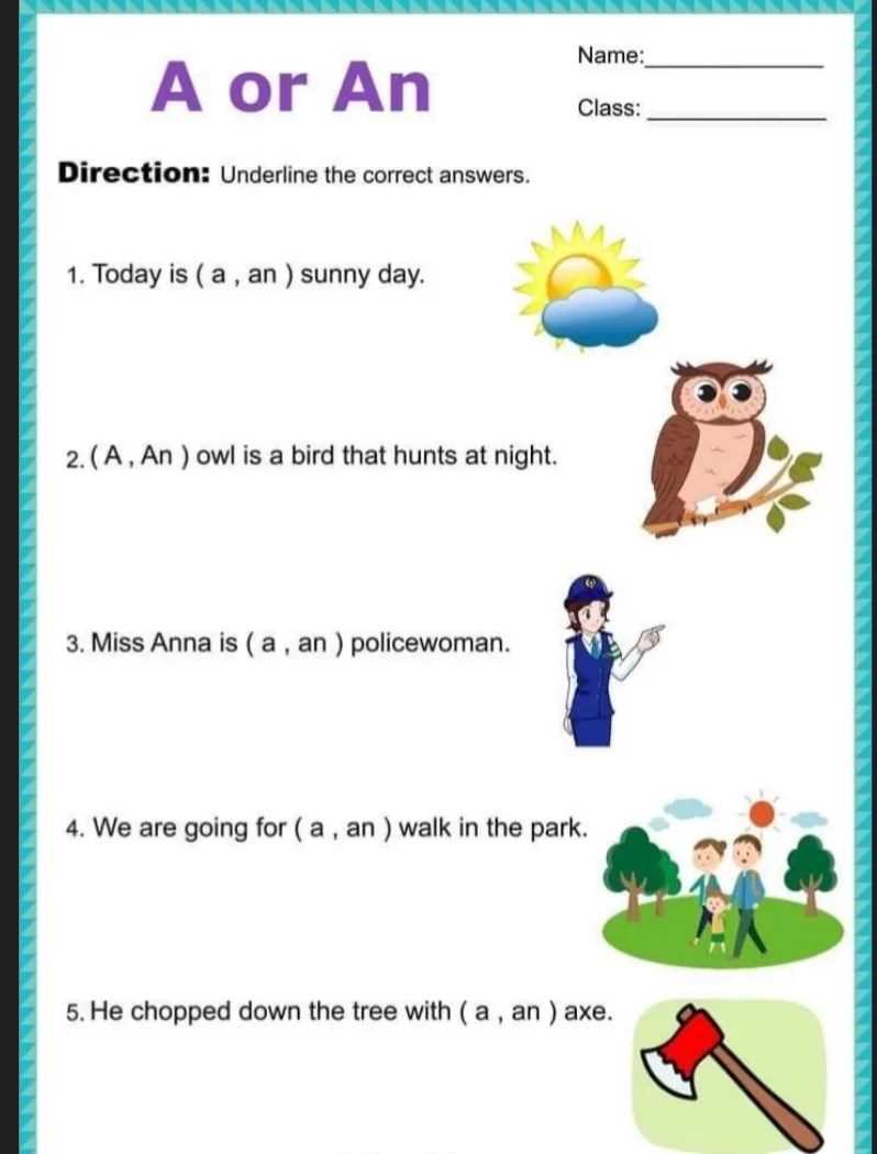 exercise worksheets for students