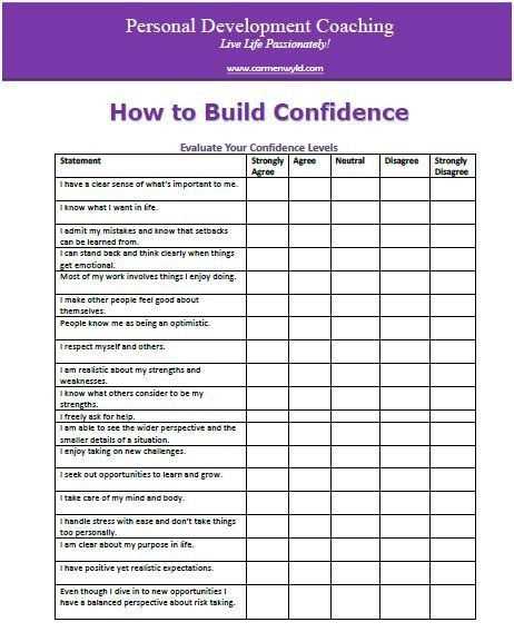 persona development worksheet