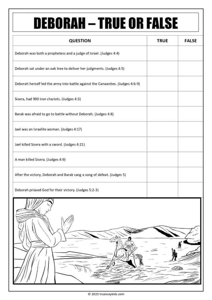 bible jealous daughter worksheets