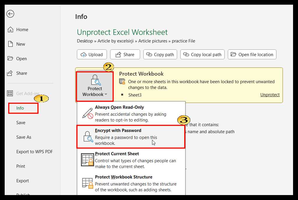 how can i unprotect an excel worksheet
