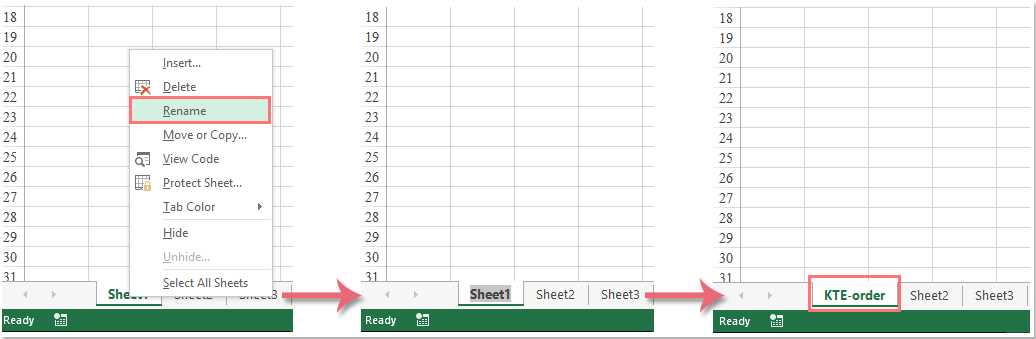 how do you rename a worksheet
