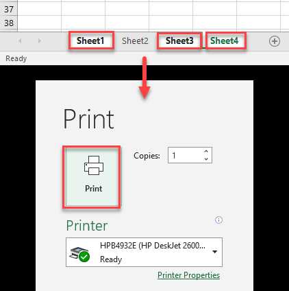 how to print a excel worksheet