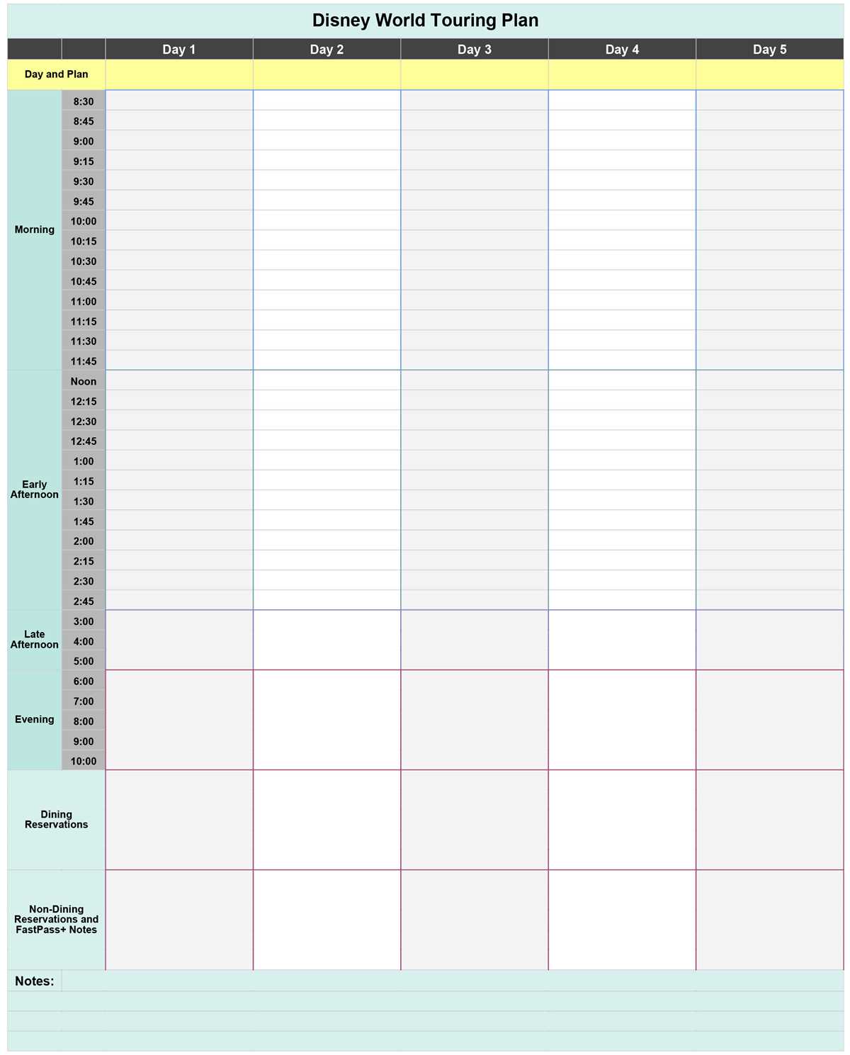 disney world planning worksheets disney world planning worksheets