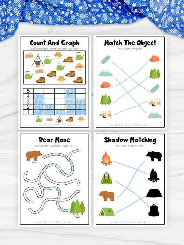 campfire worksheets