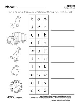 english phonics worksheets for kindergarten