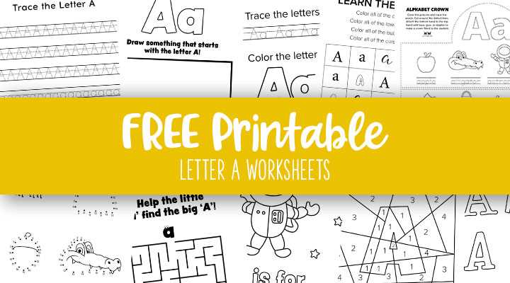 alphabet worksheets free printable