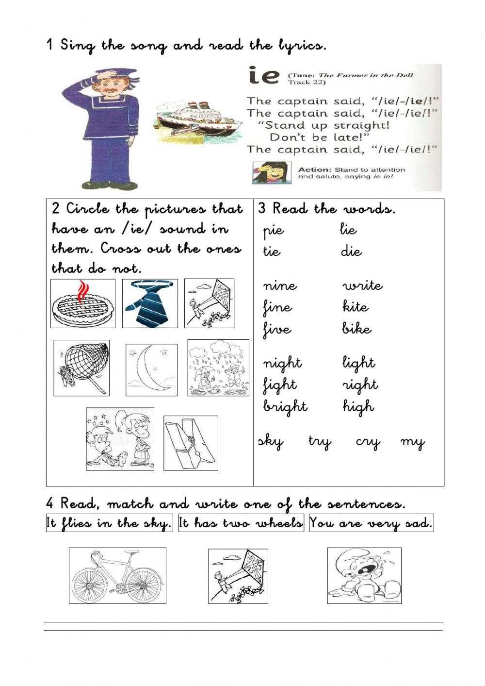 ie igh worksheets