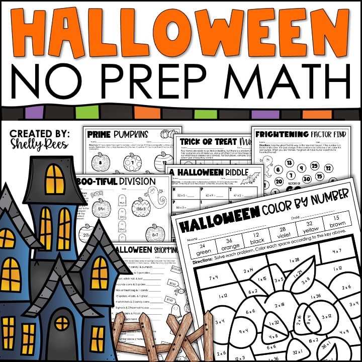 halloween worksheets math