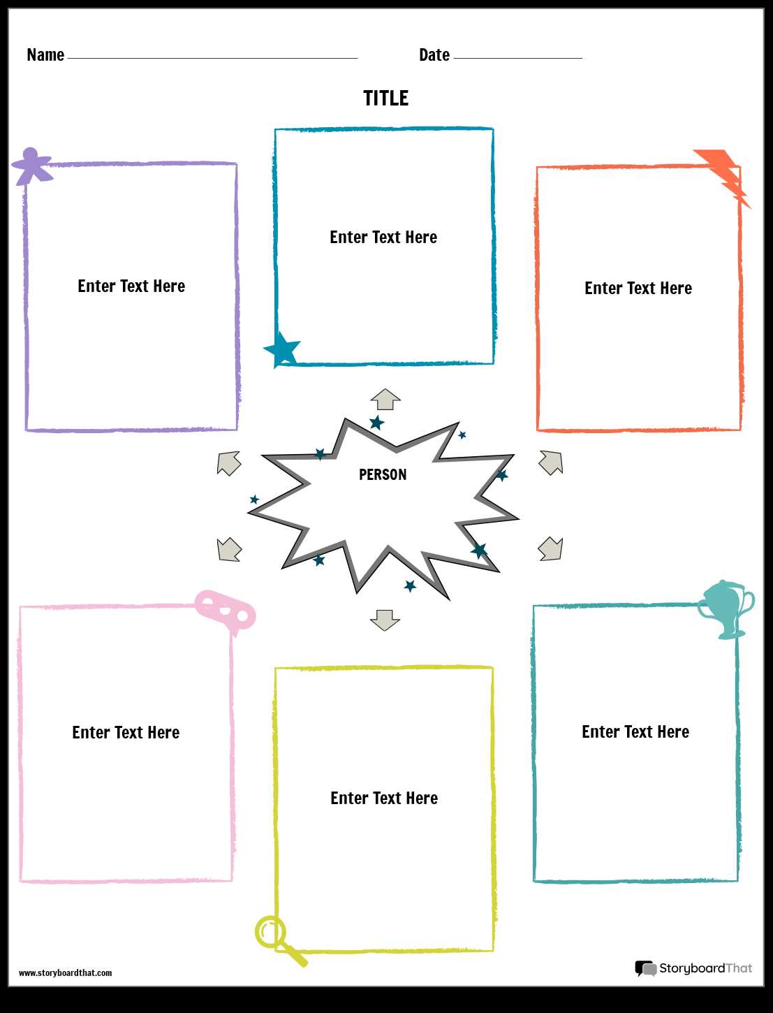 biography graphic organizer worksheet