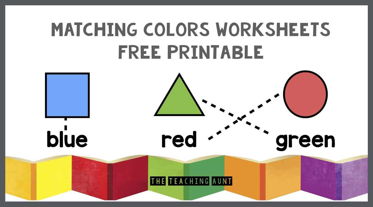 free printable matching worksheets