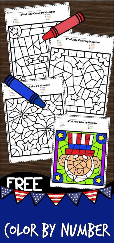 4th of july preschool worksheets